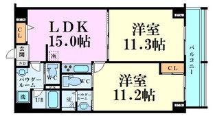 Uresidence Temmabashi（旧：T’s SQUARE Kitahama）の物件間取画像